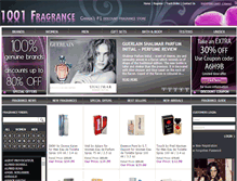 Tablet Screenshot of 1001fragrance.ca